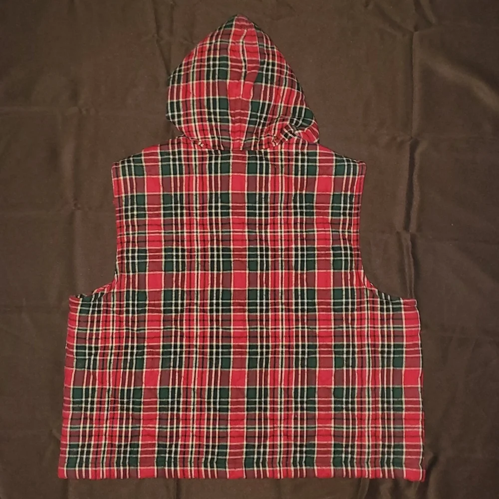 90s Jones New York Flannel Vest - Picture 4 of 6